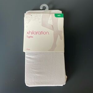 New in Package Women’s Xhilaration White Tights Size M/L